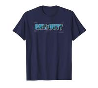 Call of Duty Classic Game Logo Seen Through Visor V2 Maglietta, Uomo, Navy, 3XL