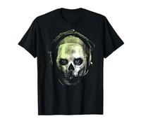 Call of Duty Ghost Skull Portrait Video Game Maglietta