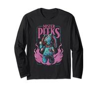 Call of Duty Mister Peeks Zombie Bunny Flames Video Game Maglia a Manica