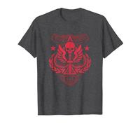 Call of Duty: Modern Warfare 2 Task Force 141 Red Badge Logo Maglietta, Uomo, Grigio Scuro, 3XL