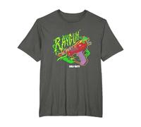 Call of Duty Raygun Zombie Green Neon Big Chest Retro Logo Maglietta