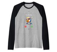 Call The Ball Funny Volleyball Player Team Humor Maglia con Maniche Raglan