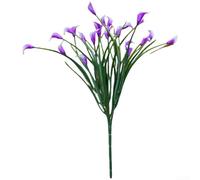Calla artificiale 32 cm, fiore di plastica realistico, decorazione per la casa, petali realistici, centrotavola da tavolo, multicolori, davanzale della finestra, libreria, composizioni contemporanee