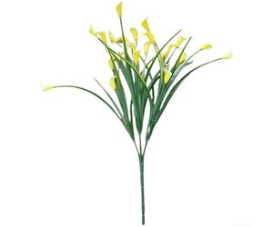 Calla artificiale 32 cm, fiori realistici in plastica, decorazione per la casa, petali realistici, lunga durata, centrotavola da tavolo, diversi colori, davanzale della finestra, libreria