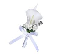 Calla Lily Boutonniere Spilla di Sicurezza Colore Schema per Ce