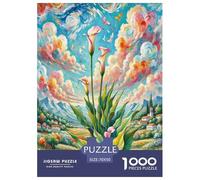 Calla Lily Jigsaw Puzzle Impossibili 1000 Pezzi Decorazione Per La Casa. Rilassamento E Intelligence Per Adulti E Bambini Da 12 Anni 70x50cm/1000pcs