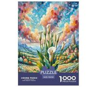Calla Lily Jigsaw Puzzle Impossible 1000Pcs Decorazione Per La Casa. Giochi Rilassamento E Intelligence Per Adulti E Ragazzi Da 14 Anni 70x50cm/1000pcs