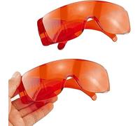 Calla Scorpio - Occhiali protettivi per occhi rossi, per sbiancamento dei denti, 2 pezzi