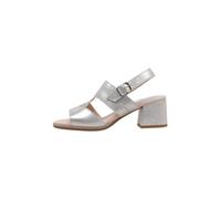 CALLAGHAN 29211 Sandali Moda Donna Kibow Pelle Laminata Platino Tacco Grosso 6Cm Suola Gomma