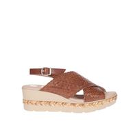 CALLAGHAN 29800 Sandali Donna Scarpe Zeppa Cuoio Pelle 39/Marrone