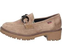CALLAGHAN Mocassino in Suede con Suola carrarmato, Fibbia sulla Monta e Sottopiede Estraibile in Memory. Beige Beige