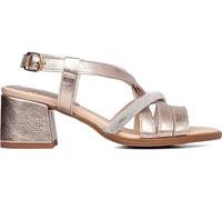 CALLAGHAN Sandali con tacco Kimy 34203, Oro lucido, 36 EU (oro, Sistema Taglie Calzature EU, Adulto, Donna, Numero, Media, 36)