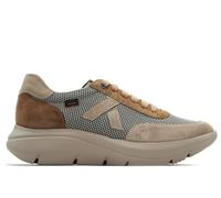 Callaghan - Scarpa casual in pelle e rete, con lacci, suola extralight in gomma, per: donna, Tuna, 36 EU
