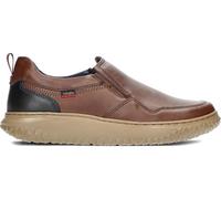 Callaghan - Scarpa mocassino casual in pelle, senza lacci,Piatto,Suola larga in gomma,tinta unita, semplice, classico, per: uomo, marrone, 43 EU