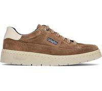 Callaghan - Scarpa sportiva casual, in pelle, con lacci e suola bianca in gomma, camoscio, segatura, Nobuk, per: donna, Tartufo (Trufa), 36 EU