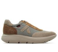 Callaghan - Scarpa sportiva casual in pelle e tessuto,griglia,Sneakers con lacci e suola in gomma per: uomo, Testa, 45 EU