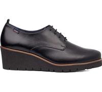 CALLAGHAN Scarpa stringata in pelle con zeppa - 24520, Nero , 38 EU