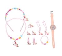 CALLARON 1 Impostato Insieme Dell'orologio Braccialetto Unicorni Per Ragazze Orologio Digitale Per Le Ragazze Guardano Roba Di Unicorni Per Ragazze Rosa Gel Di Silice