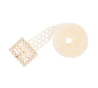 CALLARON 1 Pc cintura elegant xmas cinturone pearl fascia lombare cinture del vestito moda Decorazioni della cerimonia nuziale elastico in vita catena di perle in vita Perle d'imitazione