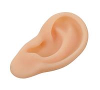 CALLARON 1 Pezzo Orecchio Silicone Realistico per Simulazione Medica per Studenti e Professionisti Del Settore Riutilizzabile e Flessibile