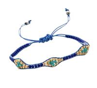 CALLARON 1 Pz. Braccialetto di perline colorate garbo grazia retrò regalini fine compleanno retro Ciondolo catena decorazioni per gioielli a mano ornamento del braccio Corda intrecciata