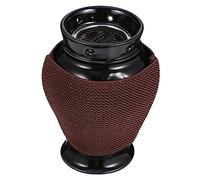 CALLARON 1 Pz coppetta per moxibustione portatile portatili strenne strenna spalla contenitori strumento per bruciare la moxa dispositivo di massaggio moxa lattina di moxa ceramica Black
