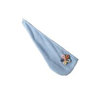CALLARON 1 Pz Cuffia Per Asciutti Cuffia Da Bagno Per Tappo Dei Asciutti Berretto Da Notte Asciugatura Blu Pile Corallo: 80% Fibra Di Poliestere (poliestere)