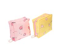 CALLARON 1 Set Borse Porta Assorbenti Portatili Cut Pratiche Per Viaggi Per Sanitary Napkins E Design Elegant 2 Pezzi