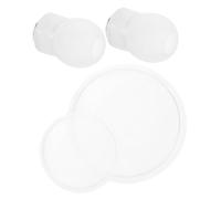 CALLARON 1 Set Diaframma Dello Copertina Bianco Sostitutivo Suggerimenti Sostituzione Degli Auricolari Accessori Orecchio Orecchie Kit Bianca Gel Di Silice