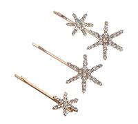 CALLARON 1 Set Fermagli per Stelle con Brillantini Accessori Eleganti per Donne e Ragazze per Look Glamour e Speciali