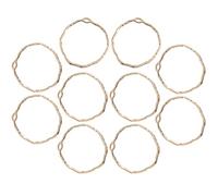 CALLARON 10 Pezzi Ciondoli Cornice Vuota in Lega Oro per Creazione Gioielli Fai da Te e Ornamentazioni Cellulari, Design Irregolare Astratto per Accessori Chic e Originali