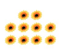 CALLARON 10 Pezzi Fermaglio per Chioma a Forma di Girasole Giallo, Accessorio Antiscivolo e Lega, per Feste e Cerimonie per Ragazze