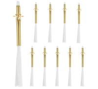 CALLARON 10 Pezzi Stoppini in Fibra e Lega per Lampade Kerosene Oro, Accessorio Lampada Portatile per Progetti di Illuminazione