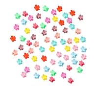 CALLARON 100 Pezzi Clip per Floreali per Barrette Colorate con Design Unico per Speciali Facili Usare e Adatte Tutti Tipi Colore Casuale