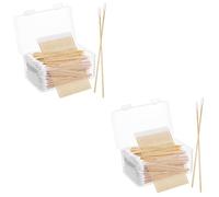 CALLARON 1000pezzi Cotton Swabs Per Orecchie e Make-up Tamponi Precisi Punte Affusolate Per Applicazioni Dettagliate e Versatile