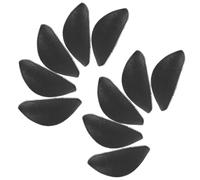 CALLARON 10paia Naselli per Occhiali in Silicone Morbido Cuscinetti Nasali Antiscivolo e Resistenti Ricambi Adatti per Montature da Vista Design Ergonomico Mezza Luna per Maggior Comfort