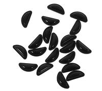 CALLARON 10paia of Anti-skid Glasses Nose Pads Comfortable Replacement Eyeglass Nose Pieces Half-moon Design