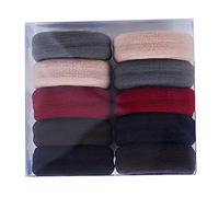CALLARON 10pezzi Elastici Per Senza Segni Accessori Per Elastici e Decorazioni Per Donne Di Fasce Per Ponytail Colori Misti Alta Elasticità e Comfort Per Tutti Gli Stili Di Acconciatura