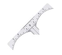 CALLARON 10pezzi Righello Per Sopracciglia in Plastica Set Da Righello Per Microblading Strumento Di Misurazione Per Sopracciglia Stencil Per Permanente