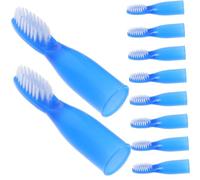 CALLARON 10pezzi Spazzolino da Denti Portatile Mini per Pulizia Quotidiana Accessori per Denti da Viaggio Sicuro e Facile da Usare