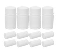 CALLARON 12 Flaconi Vuoti per Medicinali in Hdpe 20 Ml con Tappo a Vite, Contenitori per Pillole Riutilizzabili Anti-perdita, per Conservazione Farmaci e Viaggi