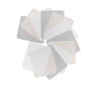 CALLARON 12 Pezzi Panno Per Occhiali Detergente Per Occhiali Pulizia Chiaro Pulire Lanugine Pulito Coperture Riutilizzabile Occhio Stoffa Panni Per Occhiali Pelle Scamosciata