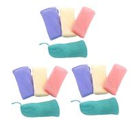 CALLARON 12 pezzi Sacchetti Porta Colorati con Coulisse per Bagno Borsa Esfoliante per Saponette Asciugatura Rapida e Sospensione