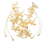 CALLARON 12 Pezzi Tornante a farfalla dinamica piccoli artigli di farfalle Clip artigli per farfalla Barrette di farfalle clip Metallo D'oro