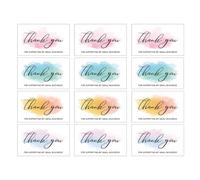 CALLARON 120 Pezzi Biglietti di Ringraziamento, Thank You Notes, Carta, Design Elegante, per Piccole Attività e Negozi al Dettaglio, per Occasioni Personali, per Piccoli Imprenditori