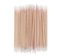 CALLARON 1200pezzi Cotton Swabs Doppia Punta Punta Fine Con Bastoncini in Legno Per Pulizia Precisa Trucco Art Usa e Getta Per Salone Di Bellezza e Progetti Te
