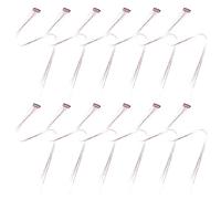 CALLARON 12pezzi Extension Tinsel Colorati Accessori Glitter Per Donna Kit Per Intrecci Magici Per Fotografia Cosplay e Spettacoli Colori Vivaci e Brillanti