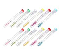 CALLARON 12pezzi Eyelash Extension Brushes with Replacement Tubes Lightweight Makeup Applicator Wands for Eyebrows and Lashes for Travel and Daily Use