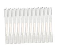 CALLARON 15pezzi Penna Vuota Per Olio Per Unghie Tubetto Trasparente Ricaricabile Contenitore Per Liquido Cosmetico Punta Pennello Bianca Facile Da Trasportare e Usare