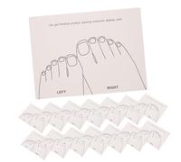 CALLARON 15pezzi Schede Per Esposizione Colori Unghie Cartoncini Per Mostrare Tecniche Di Manicure e Arte Unghie Strumenti Professionali Per Saloni e Artisti Del Settore